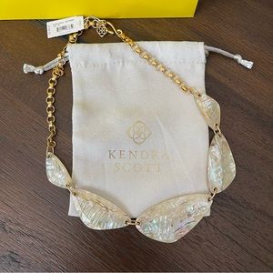 kendra scott • mckenna 14k gold-plated statement necklace